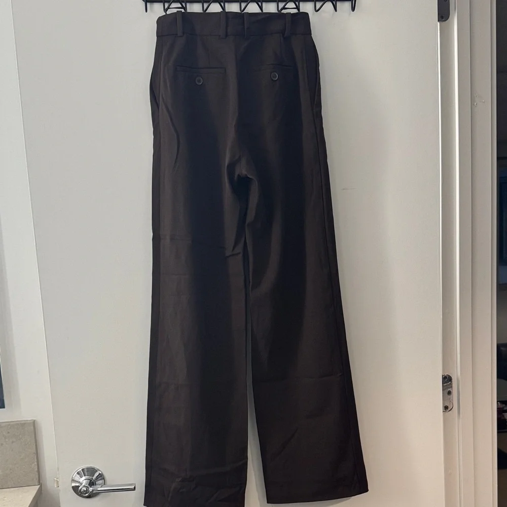 Babaton Dark Brown Women's Trousers - Picture 3 of 3